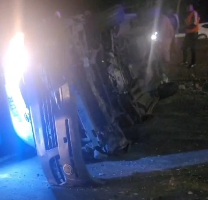 Matatu tumbles at Museum Hill, details still unclear
