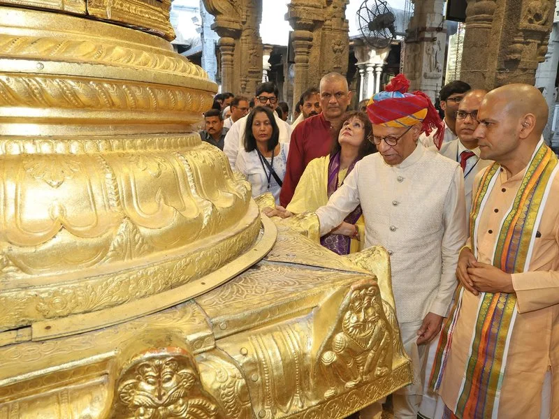 Mauritius PM Ramgoolam prays at Tirumala, Ram Janmabhoomi temples