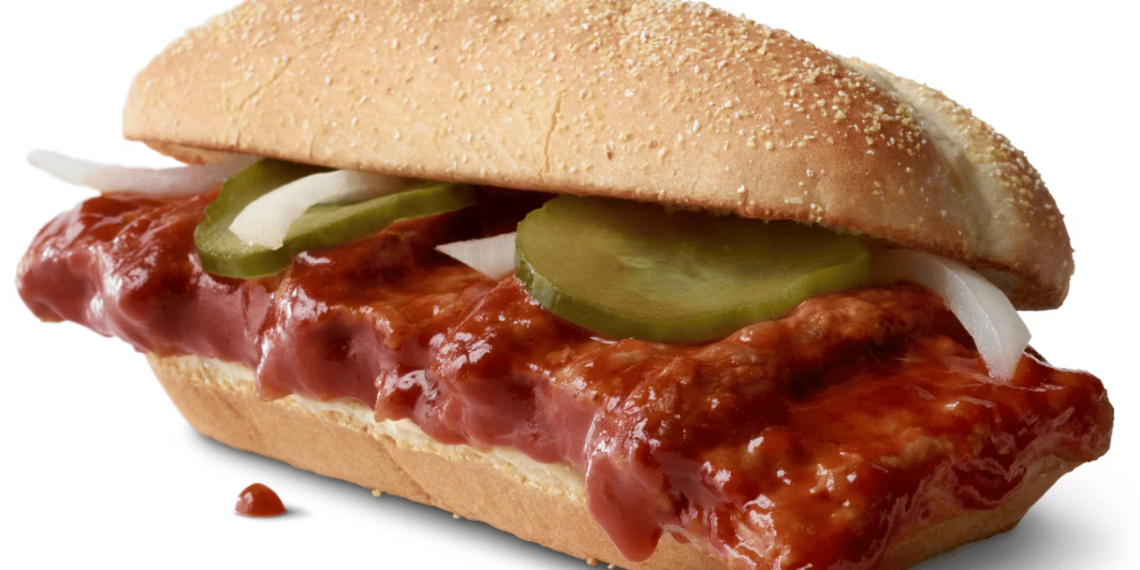 McRib returns to select US cities