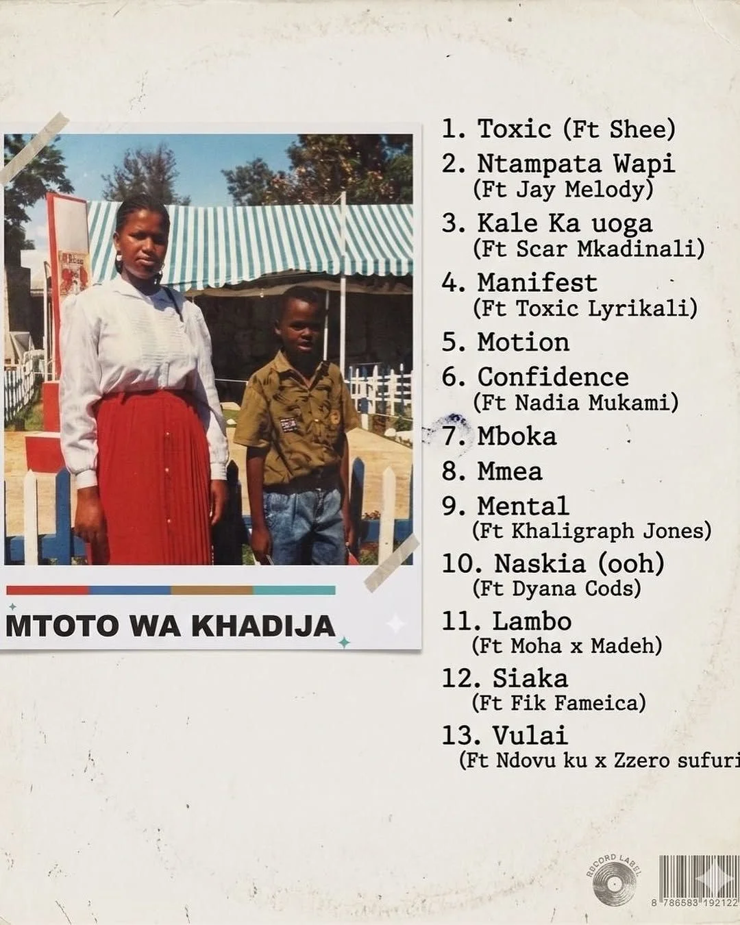Mejja drops tracklist for Mtoto Wa Khadija album