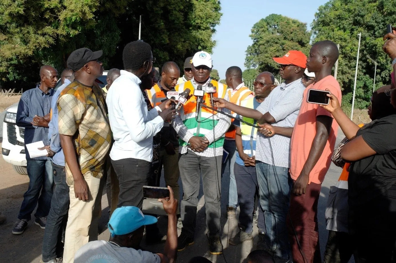 Minister Sillah Challenges Critics on Hakalang Road
