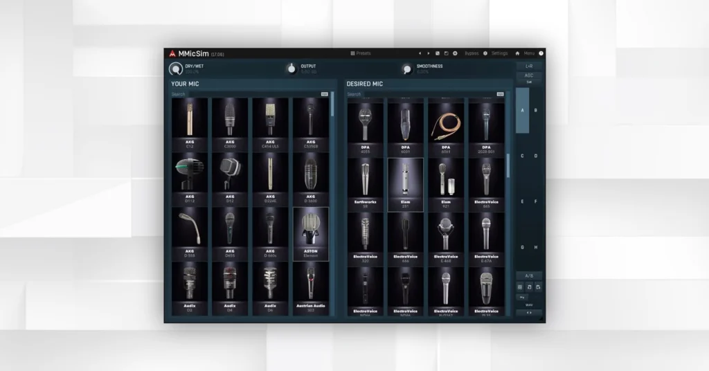 MMicSim fakes vintage mics without swapping hardware