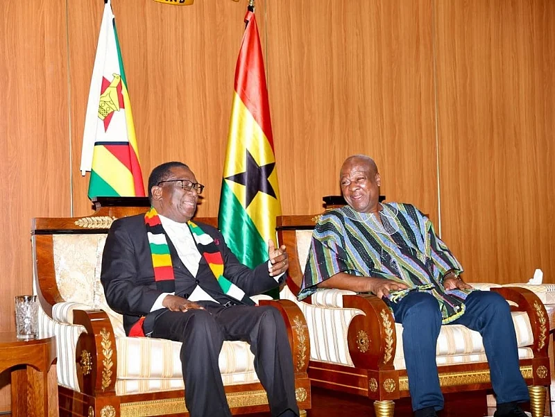 Mnangagwa concluded his visit after signing pacts
