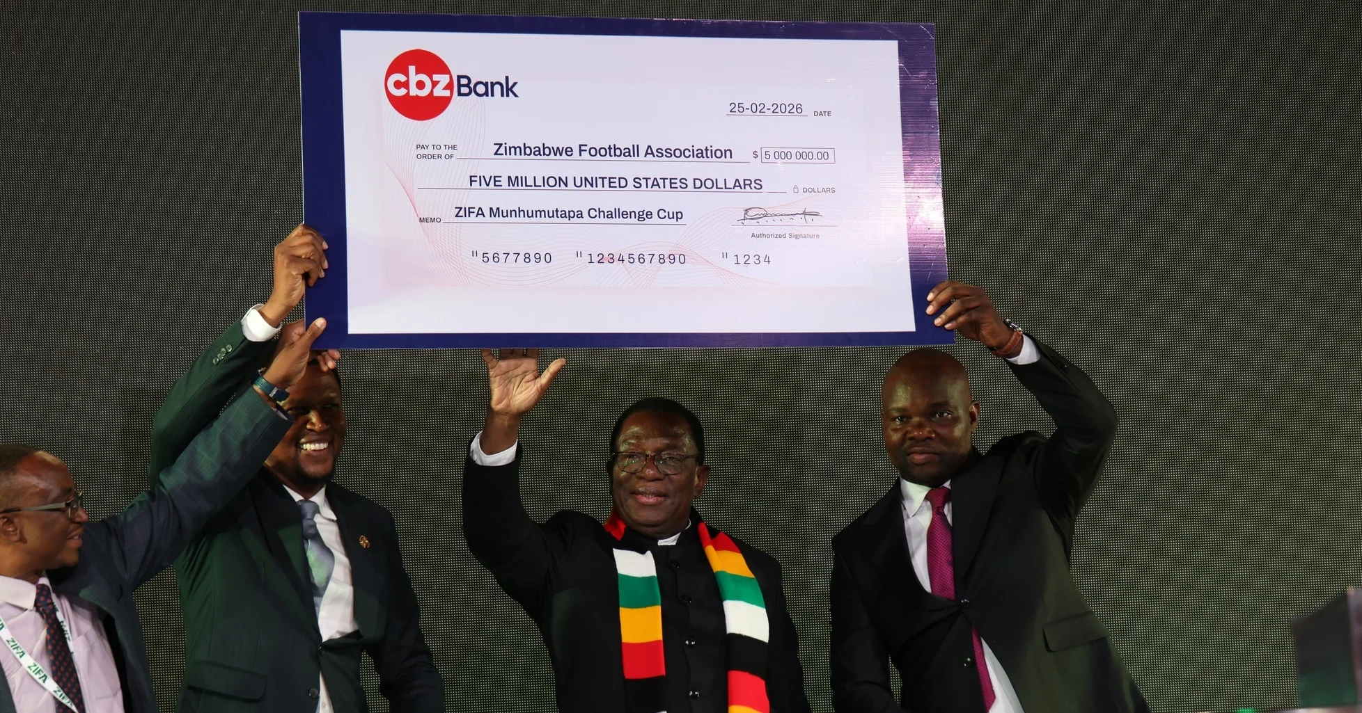 Mnangagwa launches ZIFA Munhumutapa Challenge Cup with $25m
