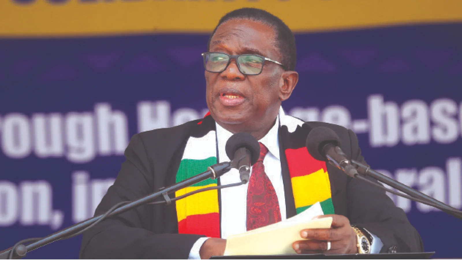 Mnangagwa sets agenda at Mount Hampden