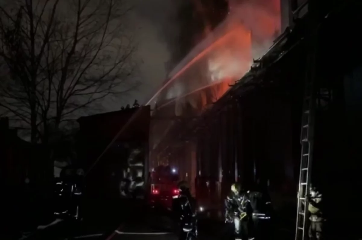 Moscow Fire at Former Electrical Plant Controlled