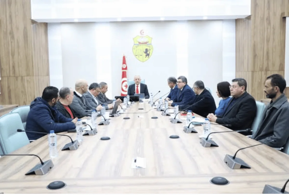Mustafa Al-Furjani meets with Tunisia Telecom for health reform