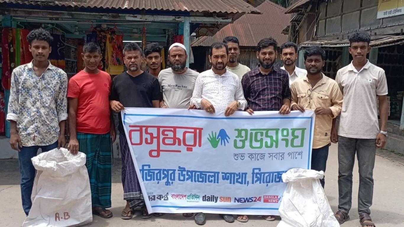 Nazirpur squad cleans up Sriramkathi as city snoozes
