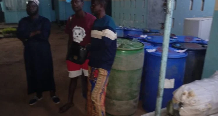 Neighbours Tip Off as Trio Caught with 14 Petrol Drums