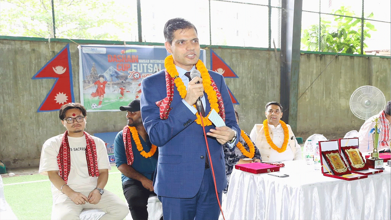 Nepal envoy kicks off Dhaka futsal with medics