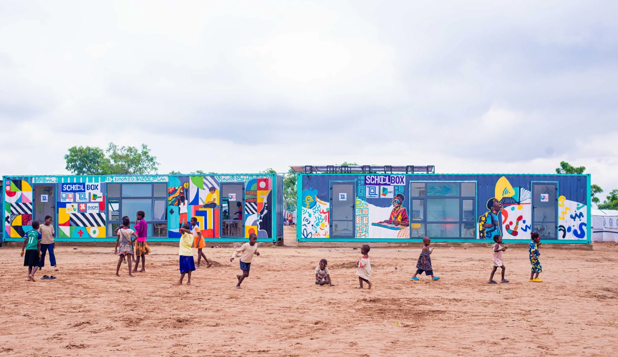Nigeria's grand education plan is putting children in metal boxes