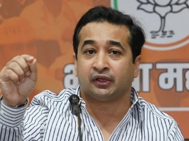 Nitesh Rane says Awhad abuses Dharma to appease jihadists