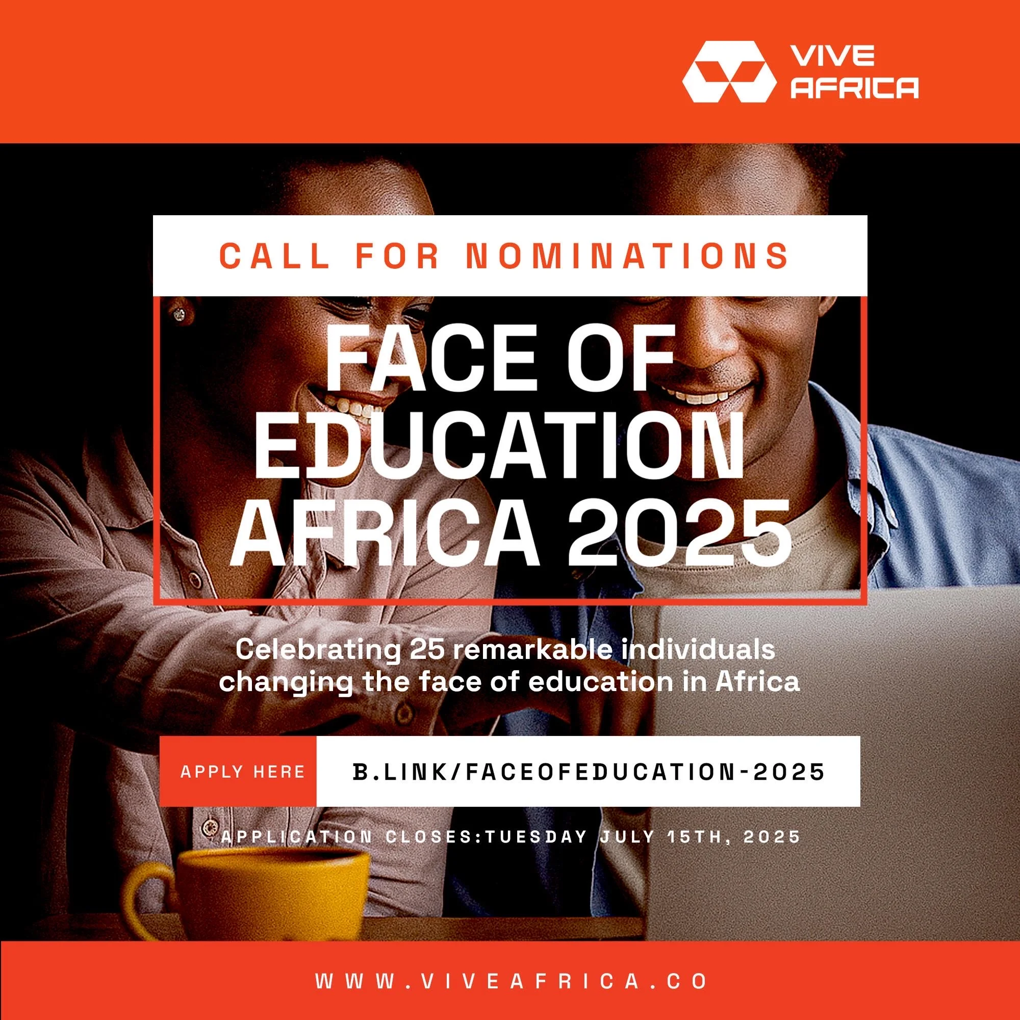 Nominations Open for Face of Education Africa's Second Edition