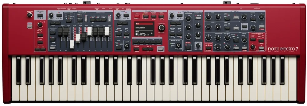 Nord Electro 7 packs new synth brain into slim red slab