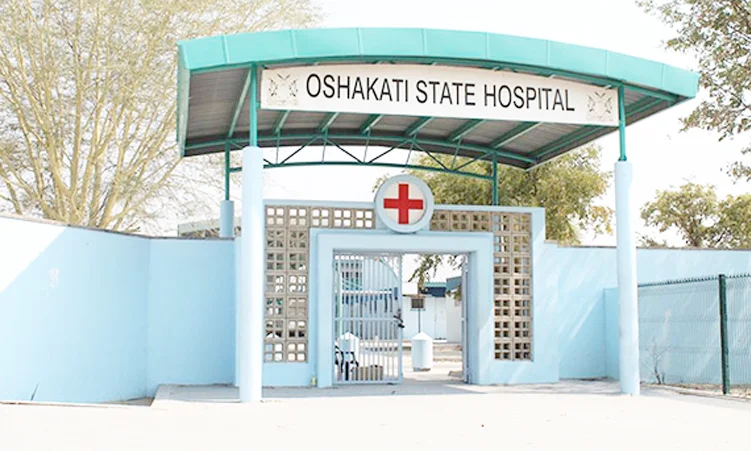 Oshakati State Hospital files rot on the floor