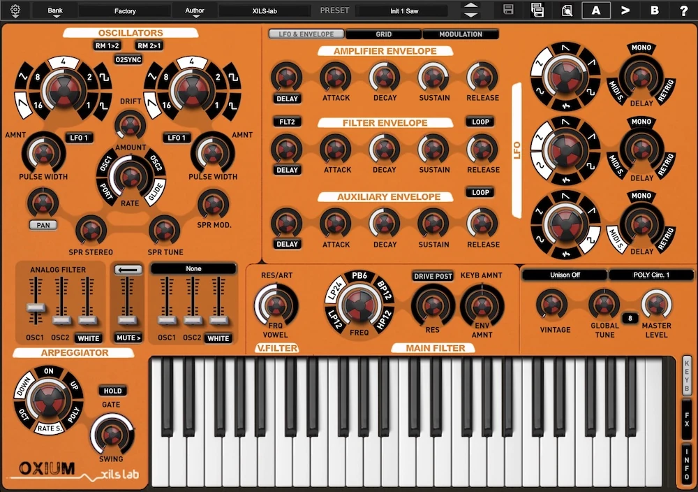 Oxium v2.0 brings VST3 and resizing to fix boring music tech
