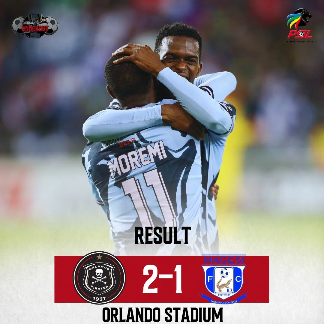 Pirates crush Magesi in tense cup fight