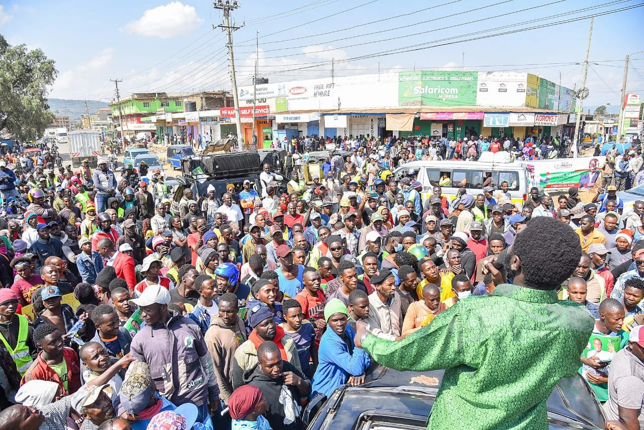 Police disrupt Gilgil rally as Gachagua addresses crowd from the US, Methu defiant