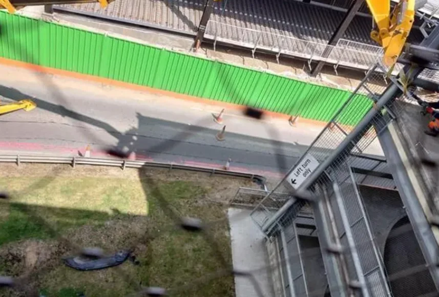 Ride From Hell As Car Plunges Off Luton Airport Deck