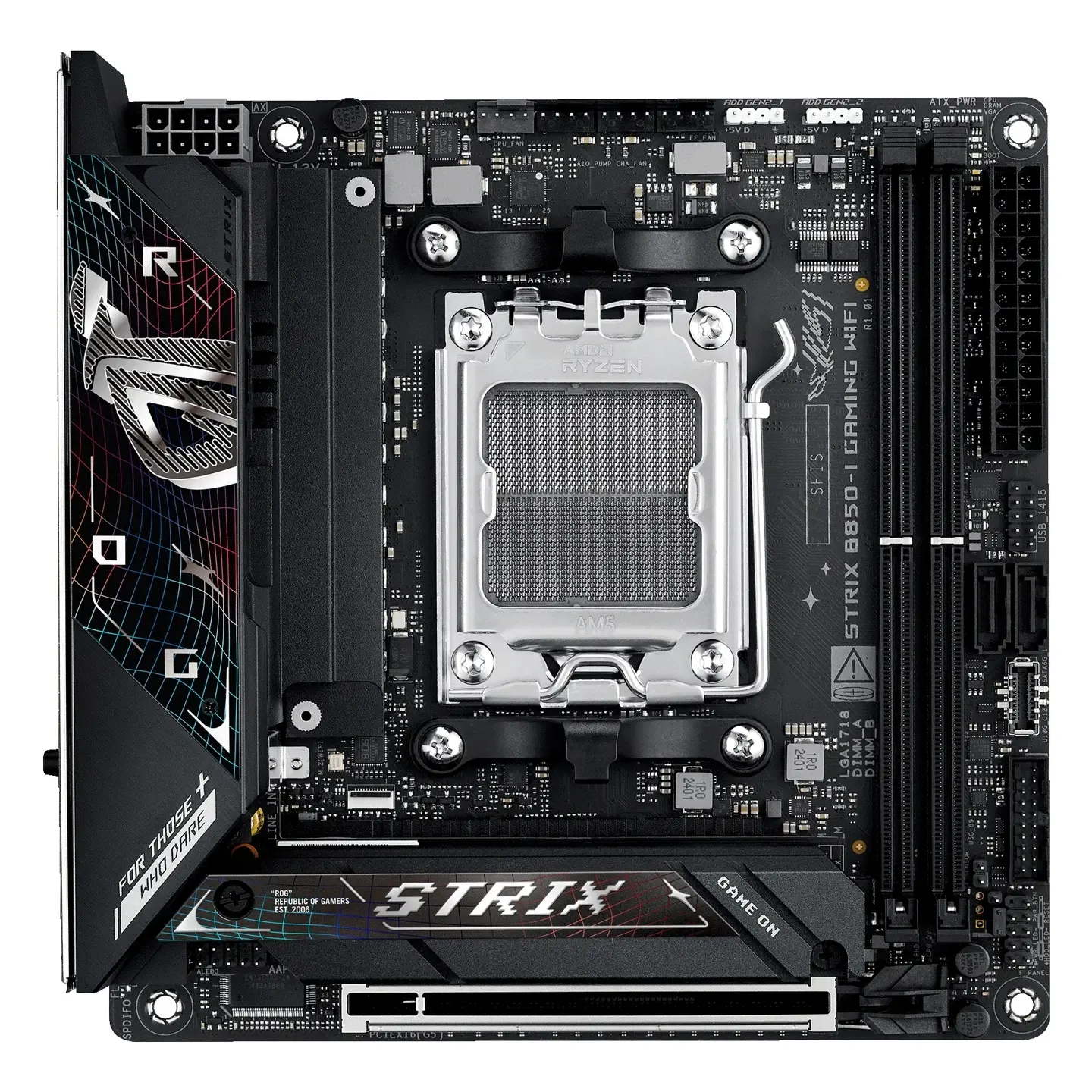 ROG teases snow-white mini-ITX board, tiny but chill