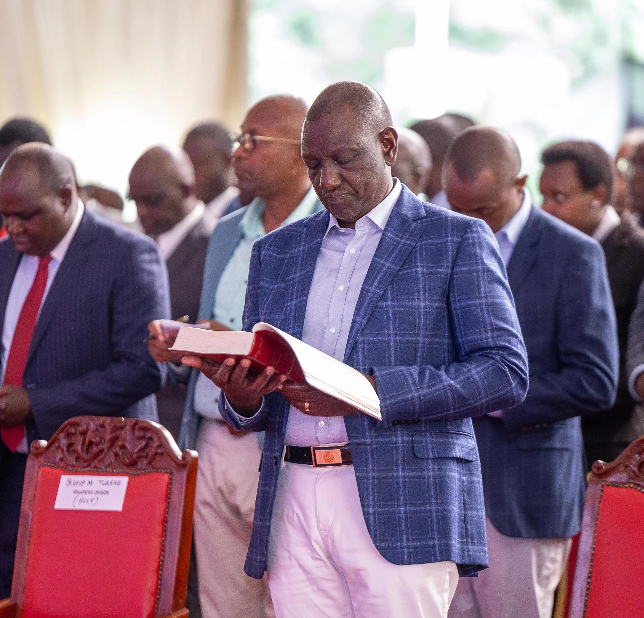 Rutos Shock Church Visit Draws Top CSs