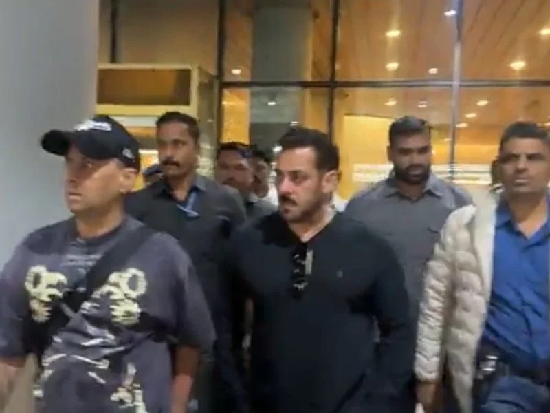 Salman returns to Mumbai after Qatar Da-Bangg tour
