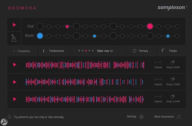 Sampleson offers the Boomcha drum software