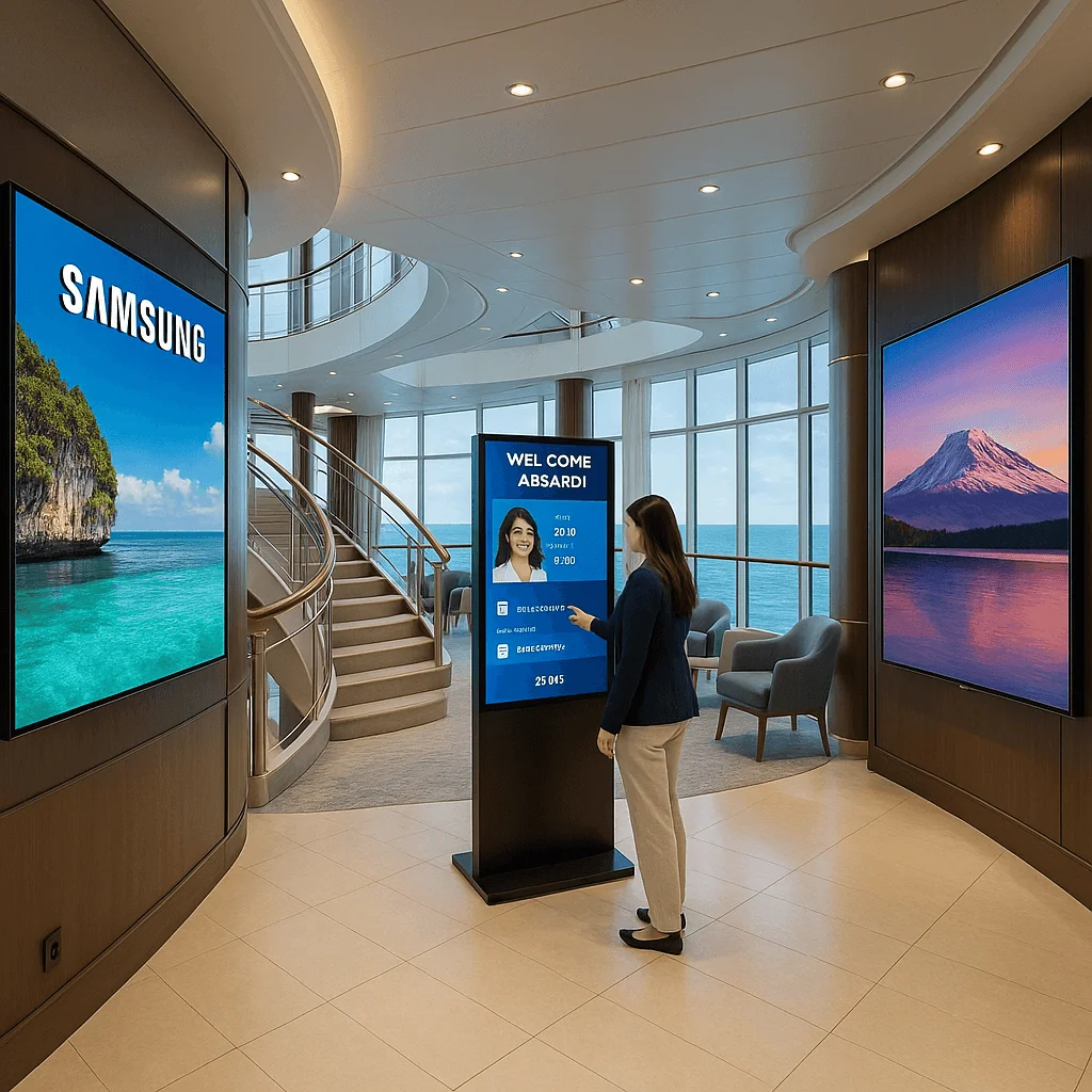 Samsung equips Star of Seas with 6,000 displays