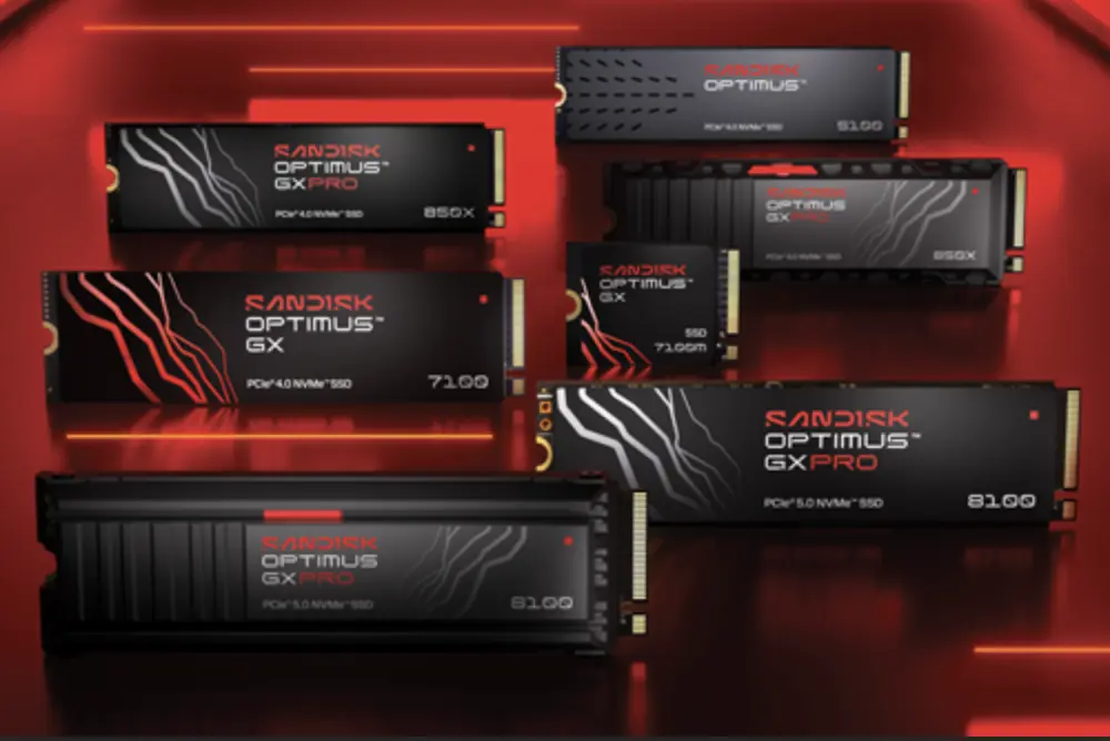 SanDisk ditches WD Blue and Black SSD names for Optimus line