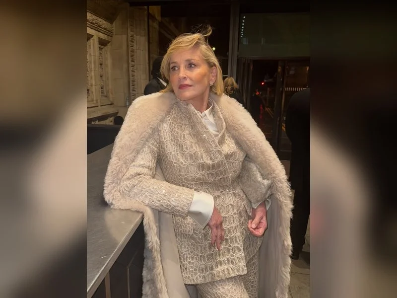 Sharon Stone honors AIDS victims, calls for kindness