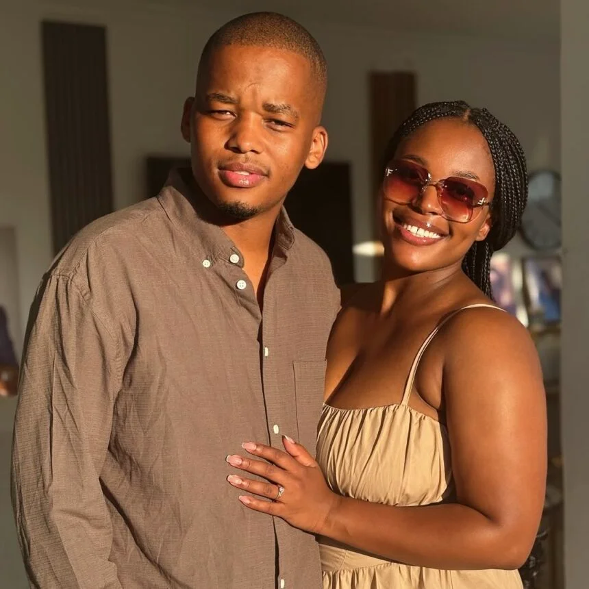 Sivenathi Mabuya celebrates six years with Aphiwe Bukani