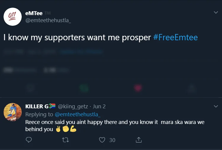 South African Hip Hop Artist - Emtee Record Label Issues.webp