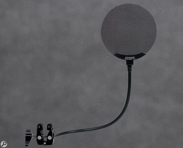 Stedman unveils PS101 V2 pop filter with universal clamp