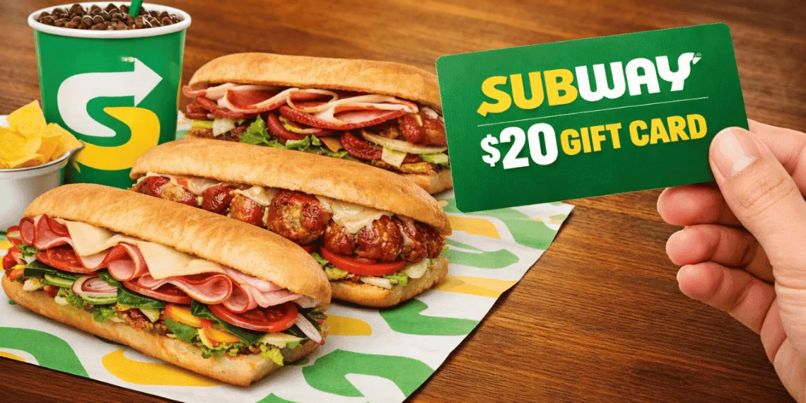 Subway hands out gift cards for middle seat pain on flights