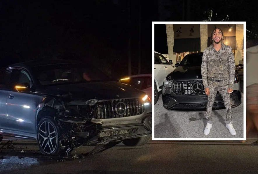 Swiiss Lee thanks God after Mercedes crash overseas