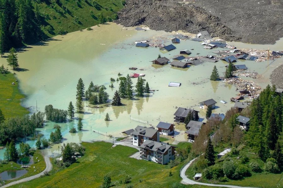 Swiss Village Wiped Away by Raging Glacier Surge