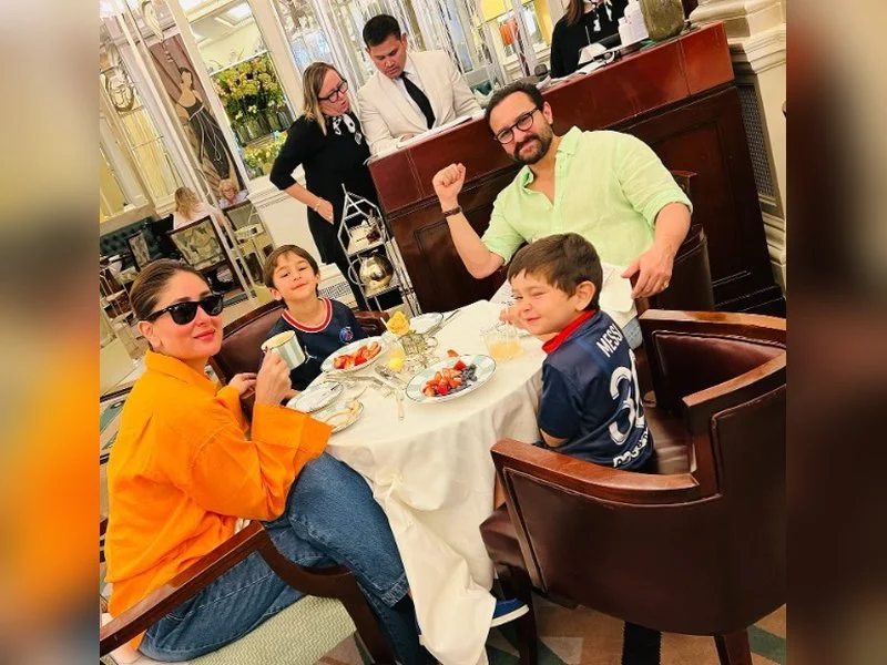 Taimur’s Messi bash has Bebo beaming, no goats needed