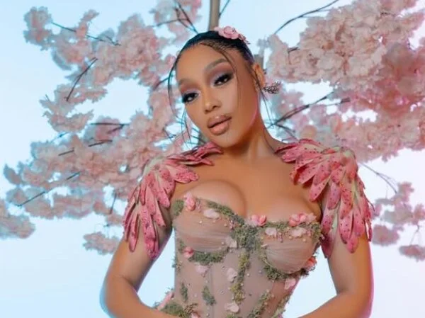Thando Thabethe flexes noiretluxe chess queen power in champagne tease
