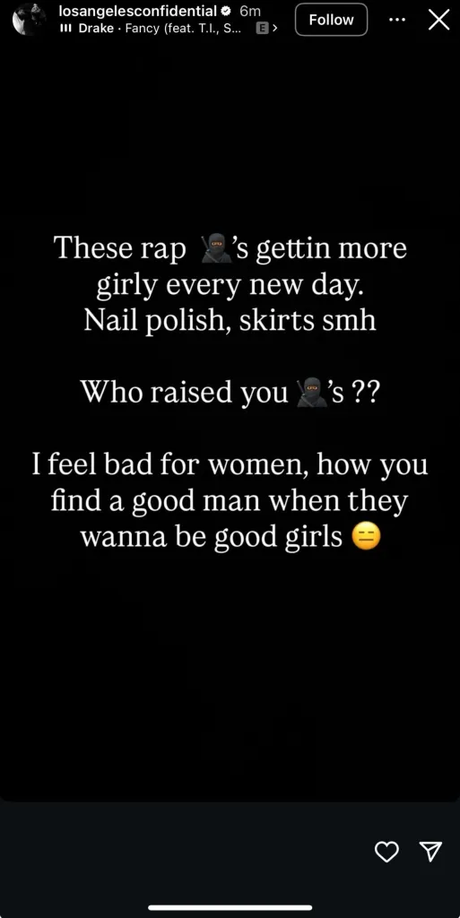 The Game blasts rap fashion, calls out 'girly' looks