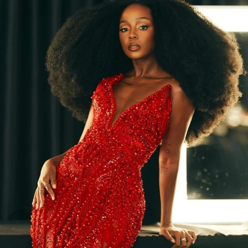 Thuso Mbedu wins the Forbes Woman Africa Entertainer award