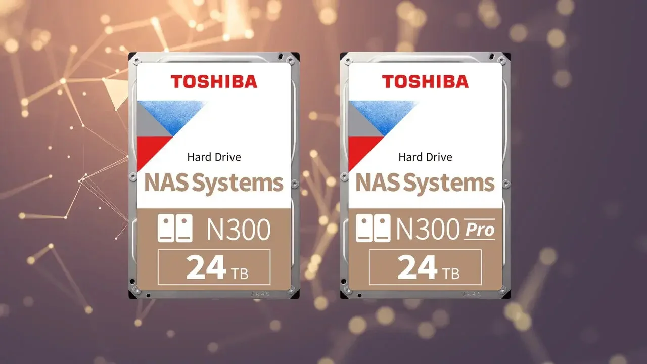 Toshiba N300 Goes Massive with 24TB Drives