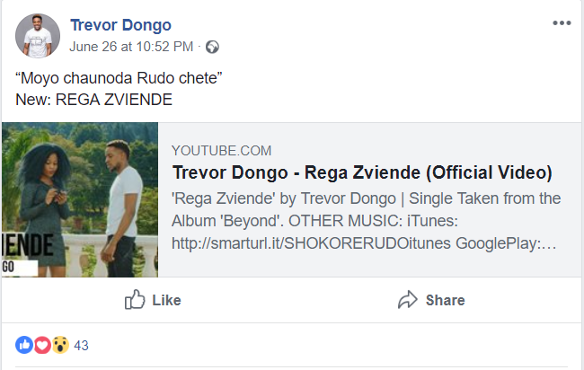 Trevor Dongo Rega Zviende Facebook Post.png