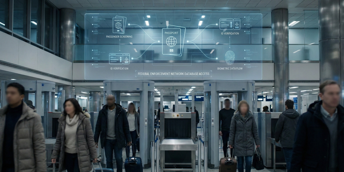 TSA shares flyers’ names, ICE scans for self-deport