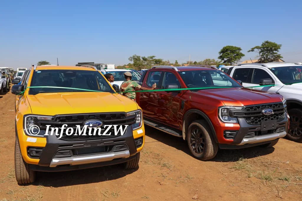 Zimbabwe Defence Forces Receive 54 Ford Rangers