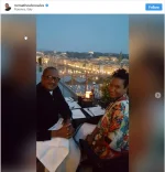 Mathew Knowles and his Wife Gena Avery in Florence, Italy.webp