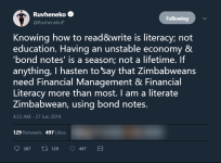 Ruvheneko Parirenyetwa Controversial Tweet.png
