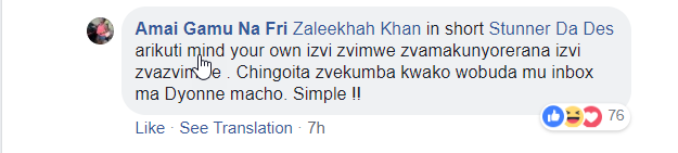 Amai Gamu Comment on Stunner and Zaleekah Khan Issue.png