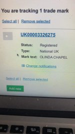 Olinda Chapel Has Copyrighted Her Name 2.jpg