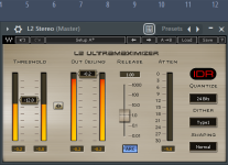 Audio Mastering - How Much Gain Reduction With Waves L2 Ultramaximizer.png