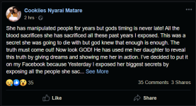 Zim Felebrity - Cookiies Nyarai Matare Post About Her Own Mother IMG4.png